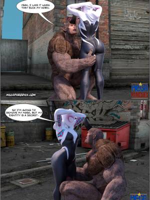 Spider-Gwen X Rhino Part 2 Porn Comics english 09