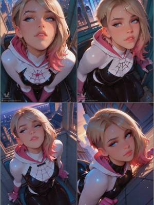 AI Generated: Spider-Gwen By NaughtyPuff Porn Comics english 02