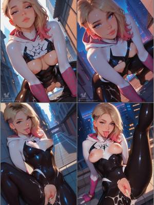 AI Generated: Spider-Gwen By NaughtyPuff Porn Comics english 29