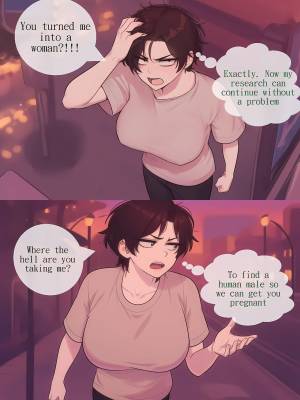 An Alien Turned Me Into a Girl For Science Porn Comics english 10