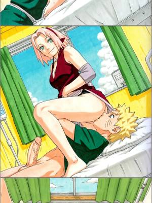 Ass Fixation During Visiting Hours: Naruto x Sakura Porn Comics english 14