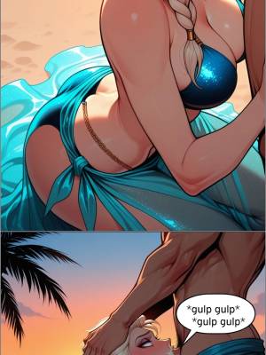 Elsa: Beach Trip By Sr_Doops Porn Comics english 05