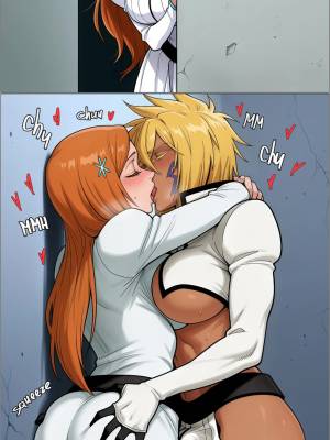 Hallibel X Orihime Porn Comics english 09