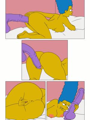 Marge Simpson by Mr. H. NSFW gif Porn Comics english 02
