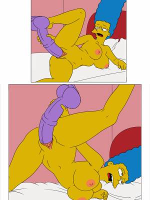 Marge Simpson by Mr. H. NSFW gif Porn Comics english 03