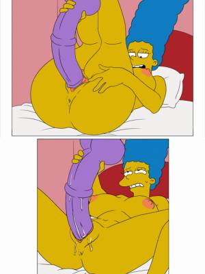 Marge Simpson by Mr. H. NSFW gif Porn Comics english 04