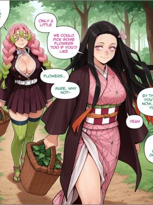Mitsuri x Nezuko By enjoyerart