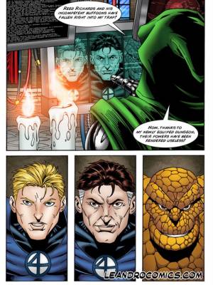 Only Invisible Woman Can Save The Fantastic Foursome From Dr. Doom! Porn Comics english 03