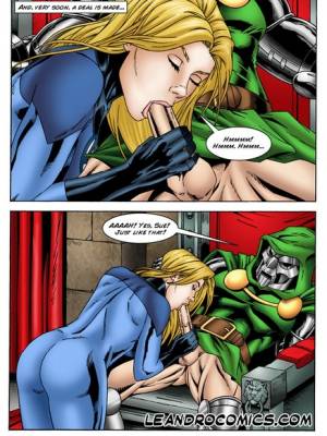 Only Invisible Woman Can Save The Fantastic Foursome From Dr. Doom! Porn Comics english 06