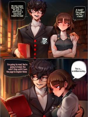 Ren Amamiya x Makoto Niijima: Quiet Place[ Porn Comics english 02