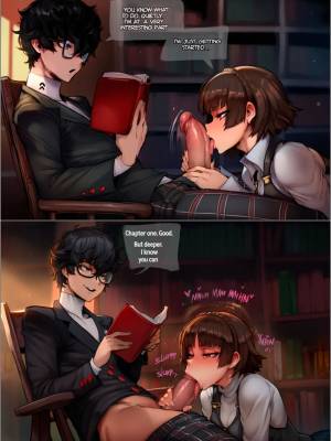Ren Amamiya x Makoto Niijima: Quiet Place[ Porn Comics english 03