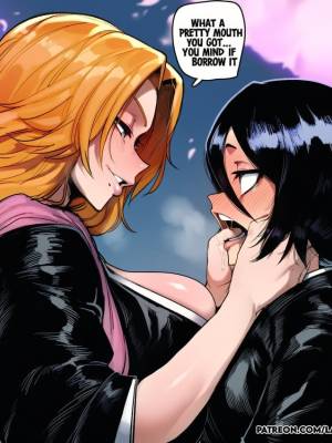 Rukia x Futa Rangiku Porn Comics english 02