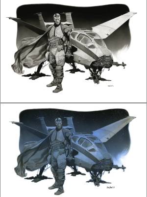 SPACEGIRL By Travis Charest Porn Comics english 35