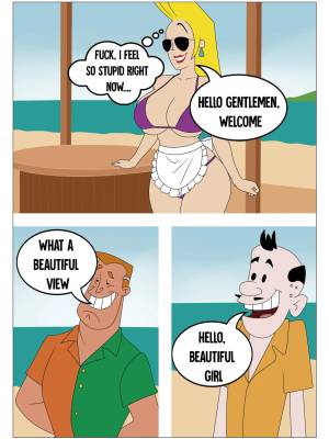 Sun, Beach And a Blond Porn Comics english 35