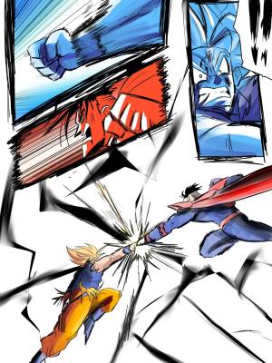 The Golden Warrior Vs The Man Of Steel Porn Comics english 64