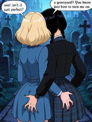 Wednesday And Enid: Graveyard Sex Porn Comics english 02