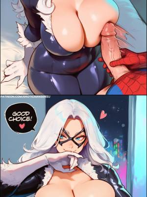 AI Generated: Black Cat By EroticNansensu Porn Comics english 04