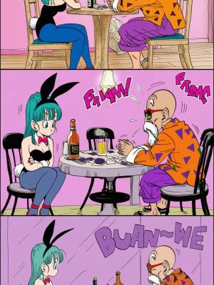 AI Generated: Bulma X Roshi Porn Comics english 03