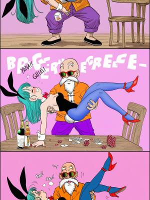 AI Generated: Bulma X Roshi Porn Comics english 08