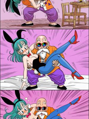 AI Generated: Bulma X Roshi Porn Comics english 09