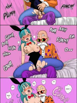 AI Generated: Bulma X Roshi Porn Comics english 21