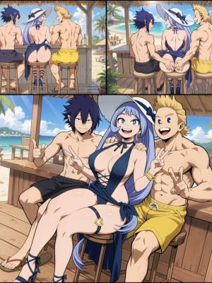 Nejire Hado: The Big Three's holiday Porn Comics english 05