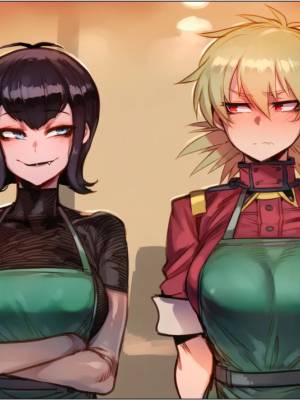 Seras And Mavis, Sex Vampire Competition In a Cafe