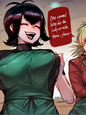 Seras And Mavis, Sex Vampire Competition In a Cafe Porn Comics english 14