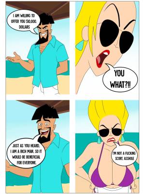 Sun, Beach And a Blond Porn Comics english 43