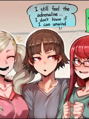 Ann x Makoto x Sumire: A Yuri Night