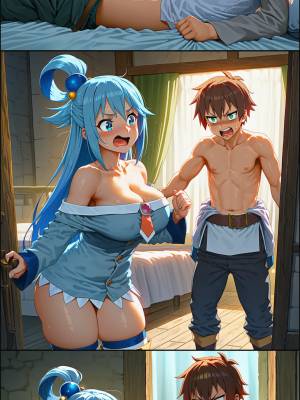 Aqua x Kazuma By DemonN Porn Comics english 02
