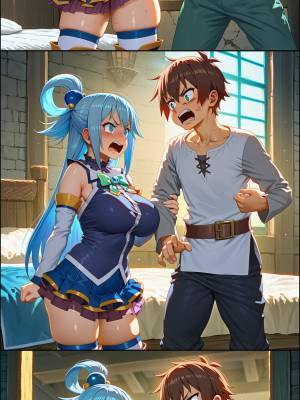 Aqua x Kazuma By DemonN Porn Comics english 03