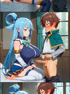 Aqua x Kazuma By DemonN Porn Comics english 05