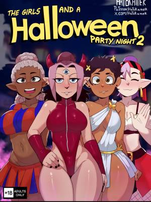 Girls At a Halloween Party 2
