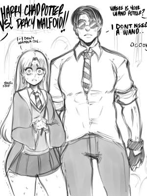 Harry Chad Potter vs Dracy Malfoid