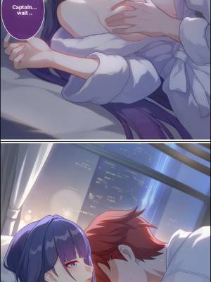 Raiden Mei And Captain In Hotel Porn Comics english 16