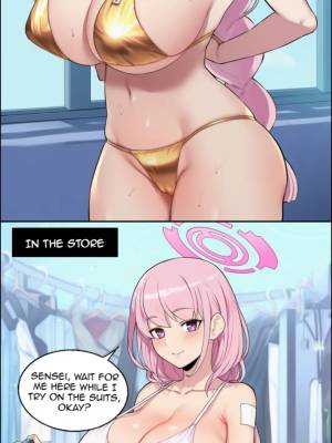 SURPRISE AT THE POOL Porn Comics english 04