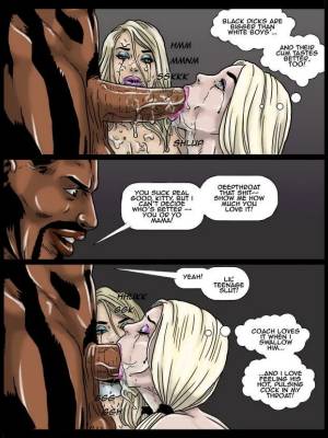 Two Hot Blondes Submit To Big Black Cock Porn Comics english 66